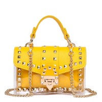 HBP Small clear Brand Designer Woman 2020 New Fashion Messenger Bag Chains Shoulder Bag Female Rivet