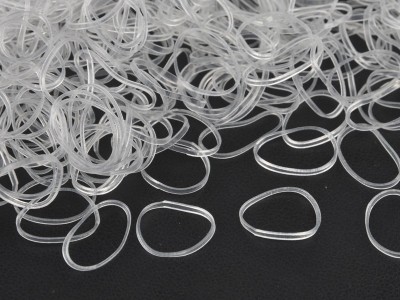 200/500/1000pcs Transparent Hair Bands Ponytail Holder Elastic Rubber Bands Rope Ties for Women Bridpicture1