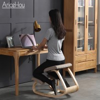 AriceHou Original Kneeling Chair Stool Ergonomic Correct Posture Knee Chair Anti-myopia Chair Wooden